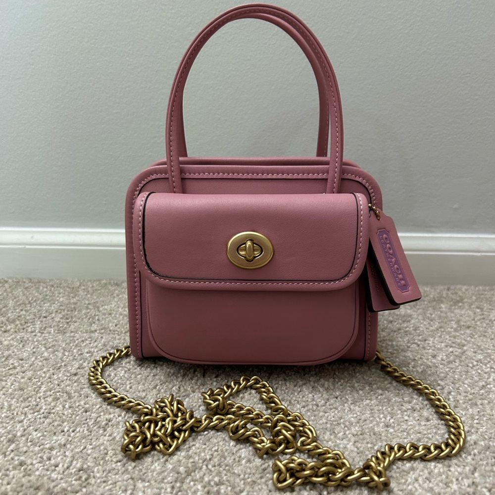 The Coach Originals Glovetanned Leather Mini Safari Tote